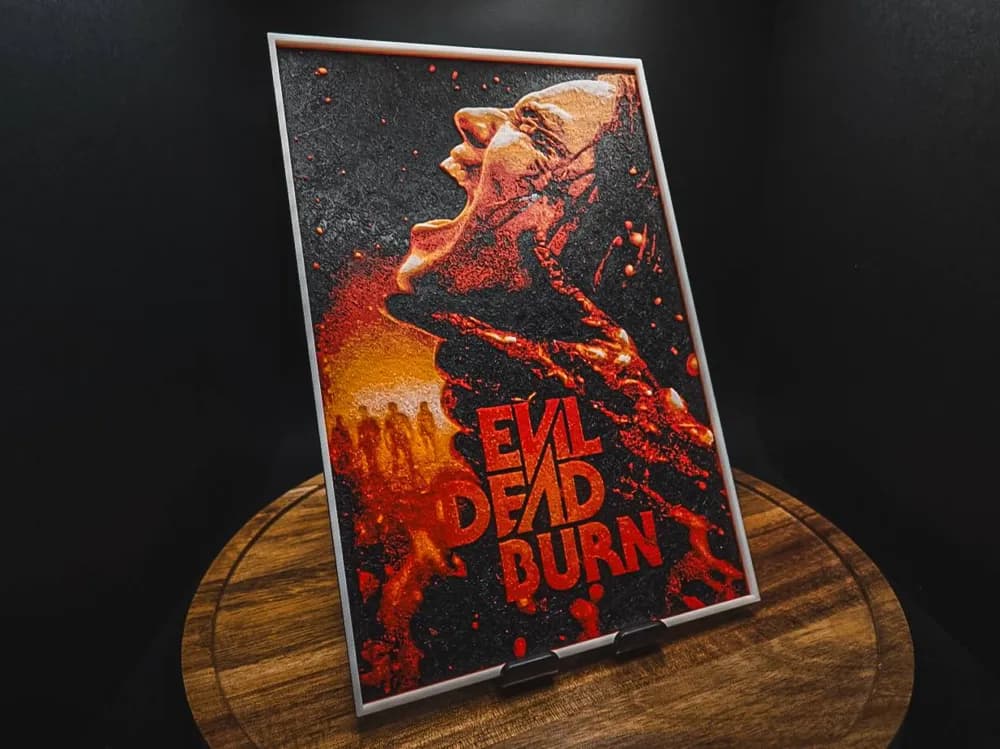 Evil Dead Burn (Movie Poster - HueForge) Evil Dead Burn (Movie Poster - HueForge)