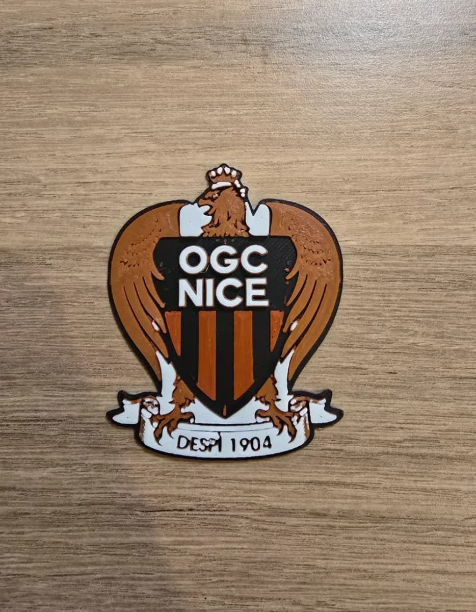 OGC Nice Logo by Kactus Fpv HueForge model: OGC Nice Logo by Kactus Fpv