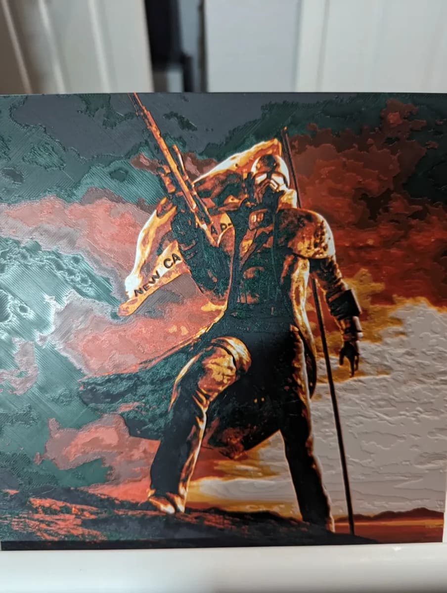 HueForge model: Fallout NCR hueforge by the_bearded_jedi