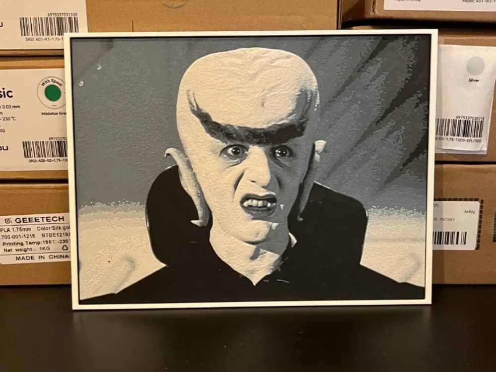 Buck Rogers Space Vampire - Vorvon by Estiv HueForge model: Buck Rogers Space Vampire - Vorvon by Estiv