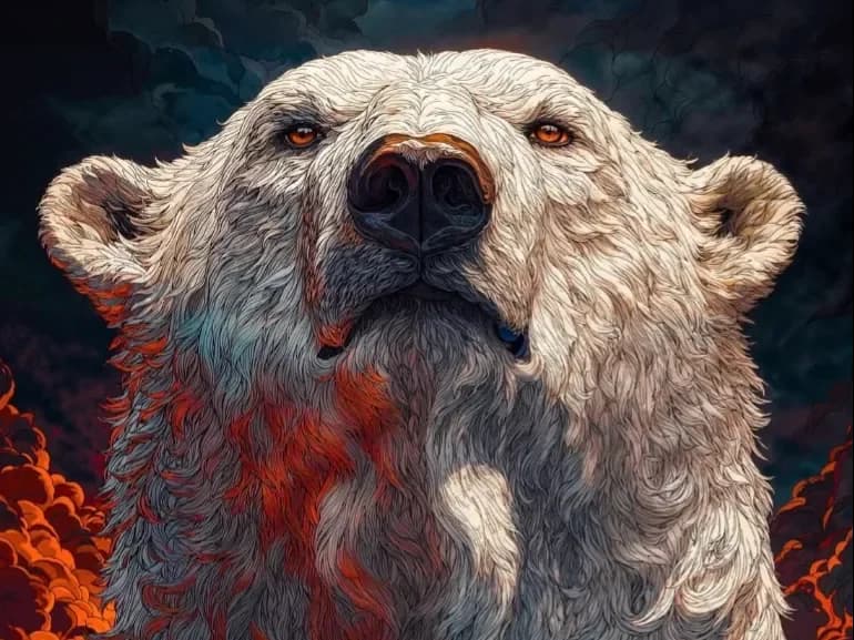 Polar Bear Hueforge by Advancedtechworldwide HueForge model: Polar Bear Hueforge by Advancedtechworldwide