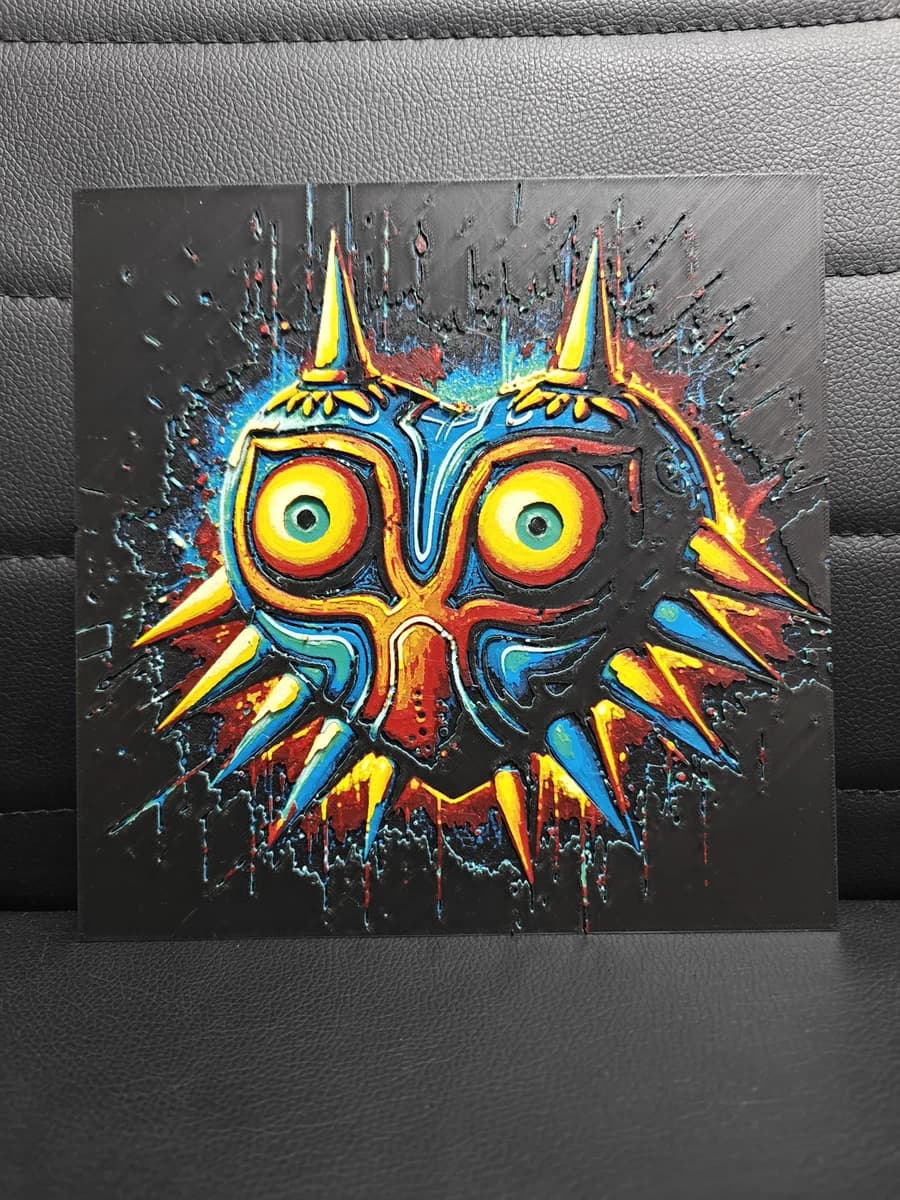 Majora's Mask by TheHueforgeLady HueForge model: Majora's Mask by TheHueforgeLady