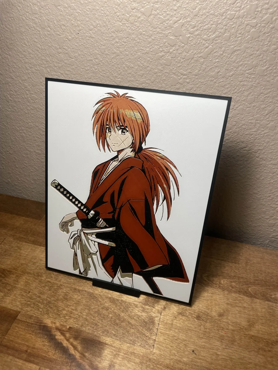 Kenshin by Cloudy Nostalgia HueForge model: Kenshin by Cloudy Nostalgia