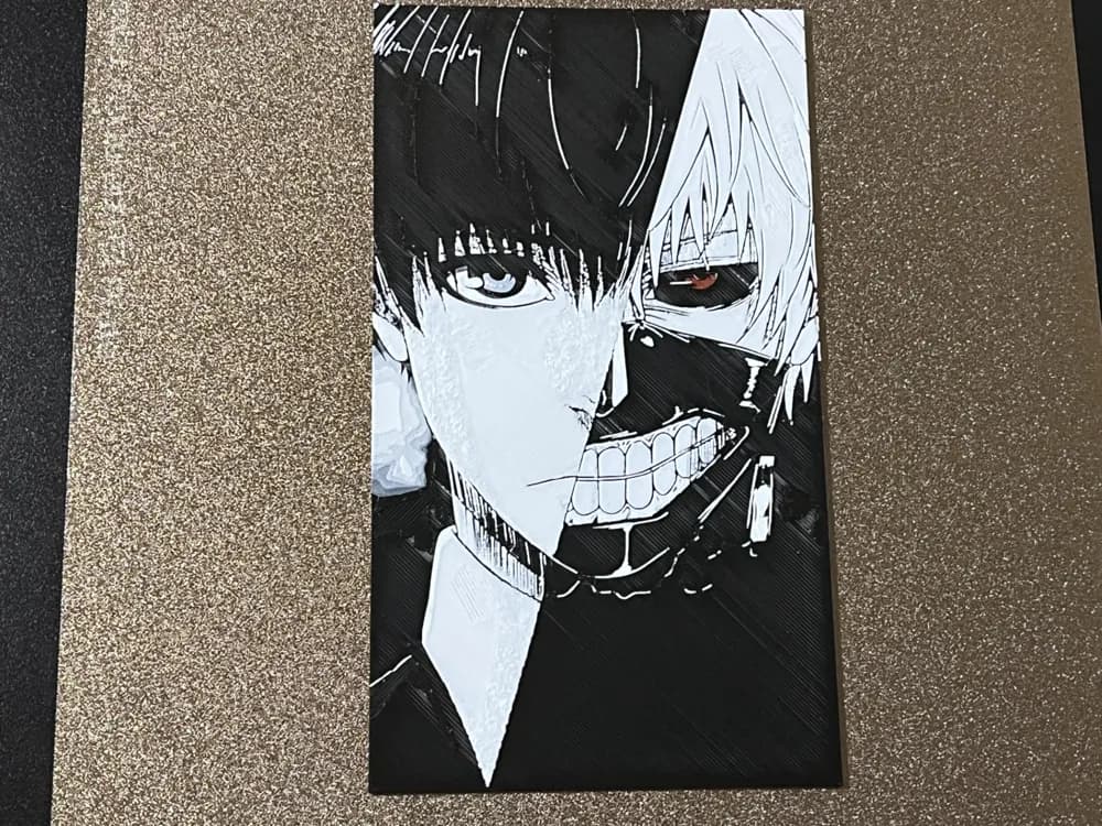 Tokyo Ghoul Hueforge by FantasyZ HueForge model: Tokyo Ghoul Hueforge by FantasyZ