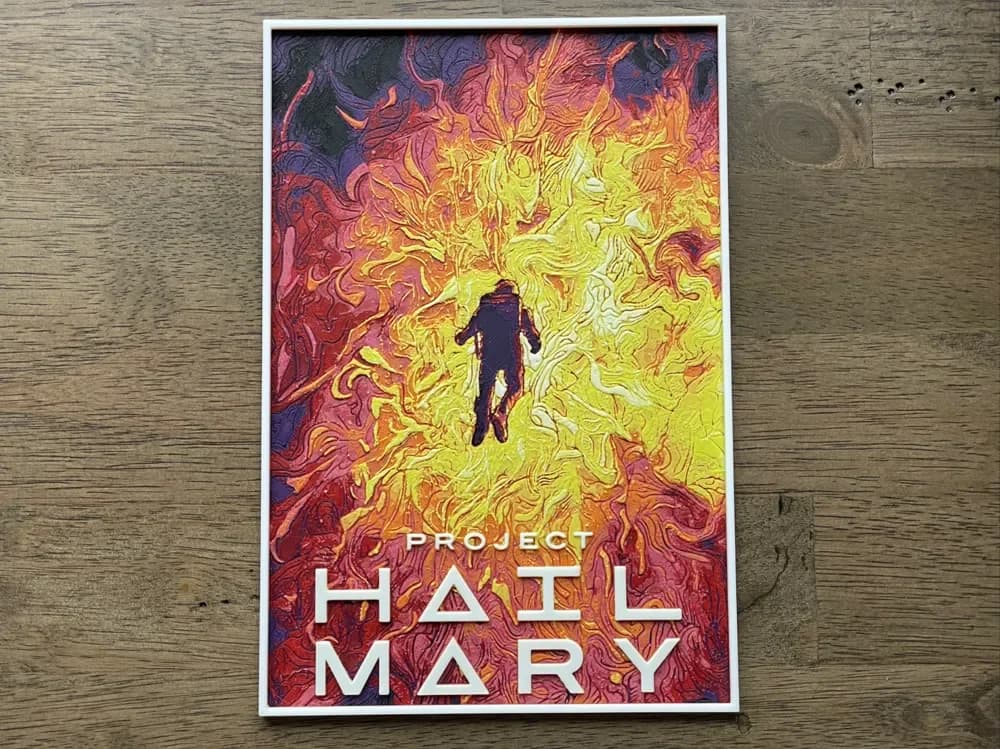 Project Hail Mary (2026) Hueforge Movie Poster Project Hail Mary (2026) Hueforge Movie Poster