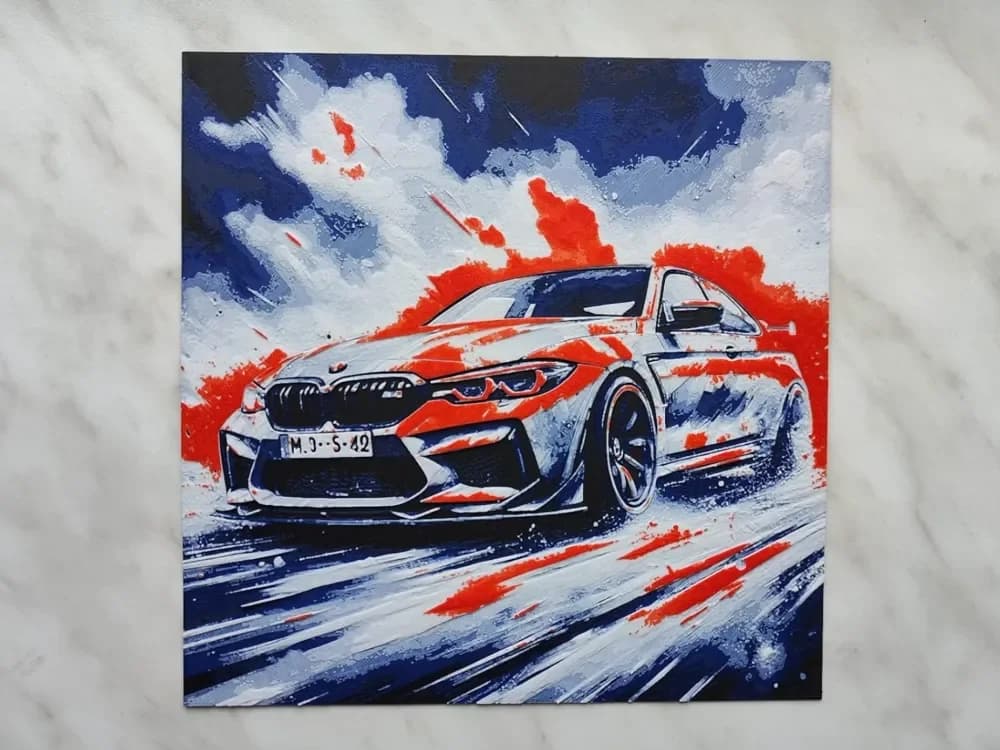 BMW M3 - Hueforge by BeaN HueForge model: BMW M3 - Hueforge by BeaN