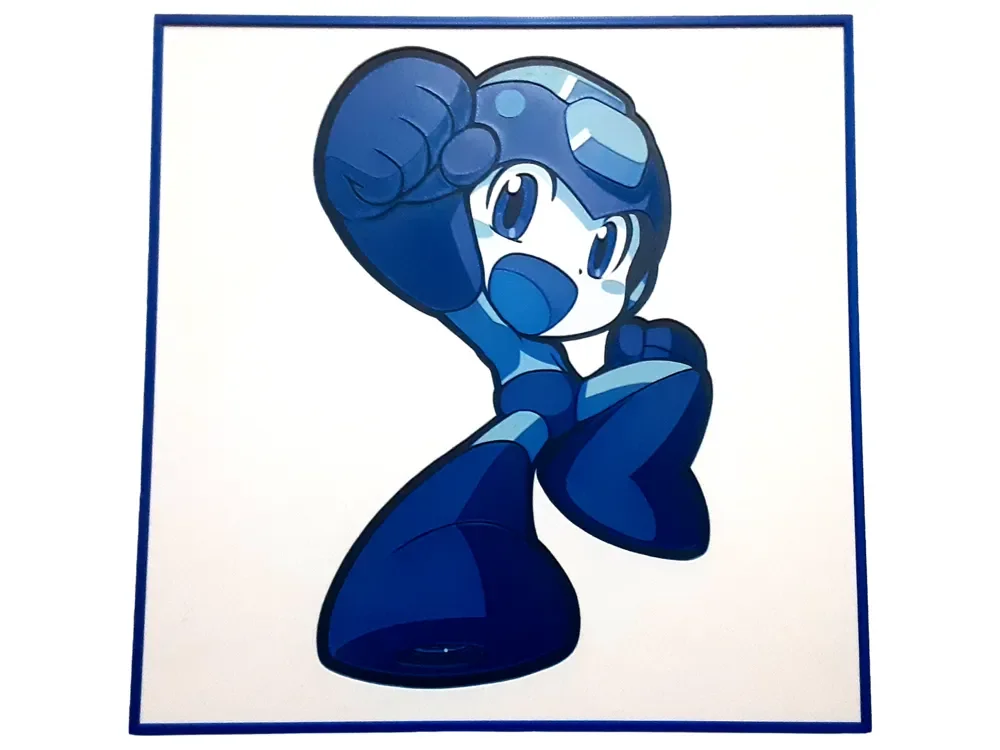 HueForge model: Mega Man Hueforge Chibi Capcom NES Retro Gaming by Elsie Moonshadow