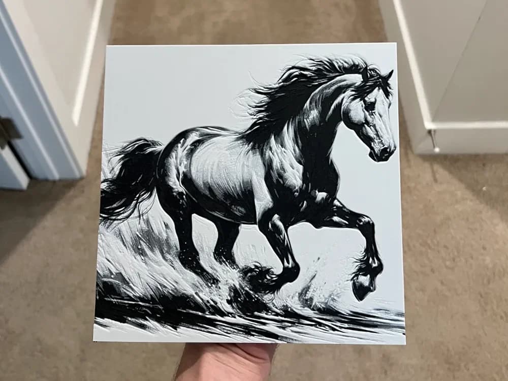 Horse Art Hueforge by RP47 Designs HueForge model: Horse Art Hueforge by RP47 Designs