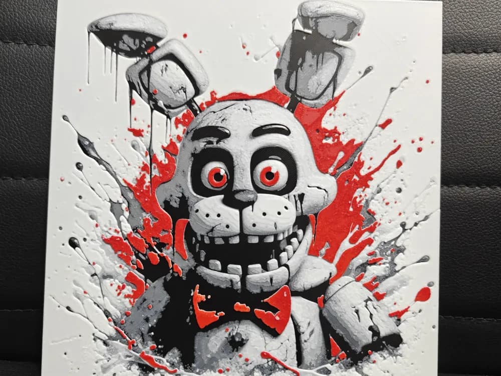 HueForge model: Bonnie the Bunny fnaf by TheHueforgeLady