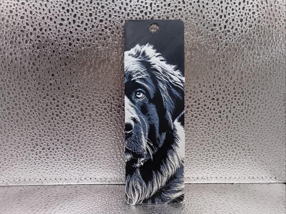 Leonberger Bookmark – Hueforge by Borishotch Industries HueForge model: Leonberger Bookmark – Hueforge by Borishotch Industries