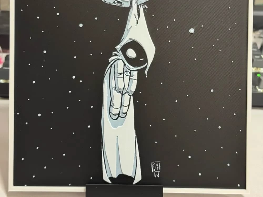 Baby Moon Knight Hueforge by Strata Prints HueForge model: Baby Moon Knight Hueforge by Strata Prints