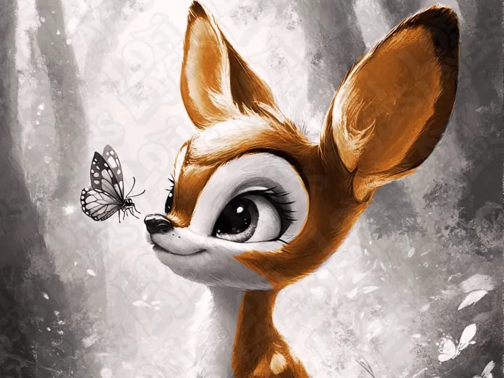 Bambi Hueforge by LoFi Layers HueForge model: Bambi Hueforge by LoFi Layers
