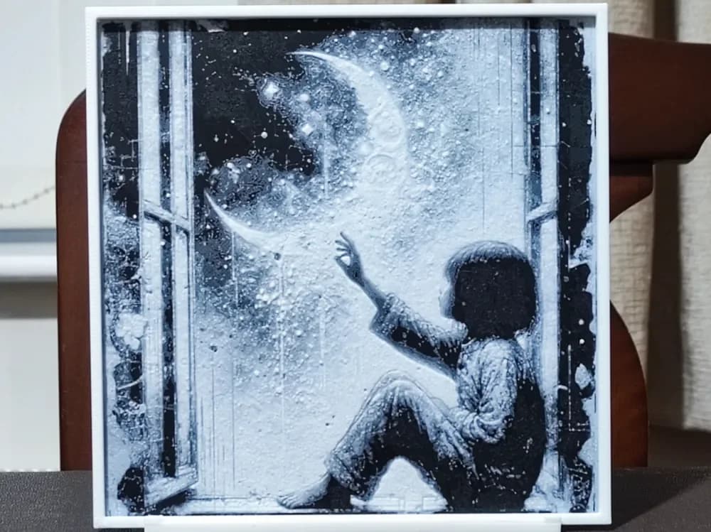 One Day I'll Go There - HueForge 2 Color