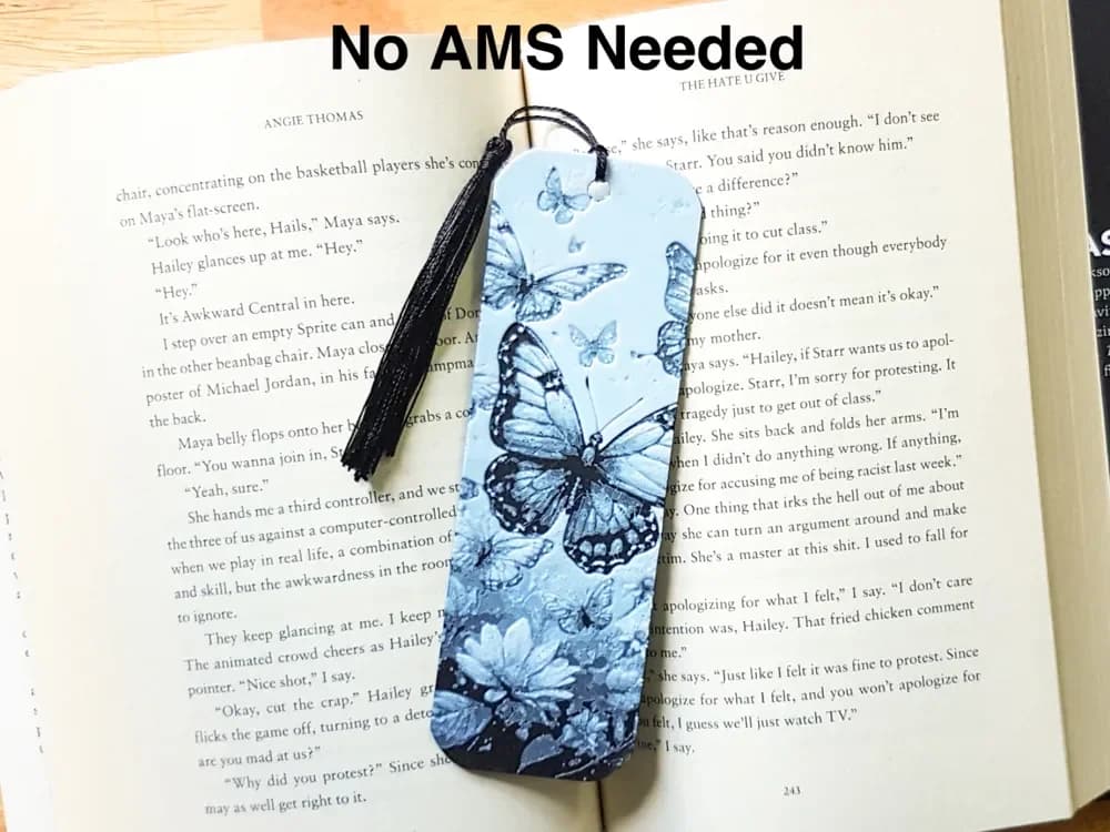 Bookmark, Butterflies. Hueforge. Bookmark, Butterflies. Hueforge.