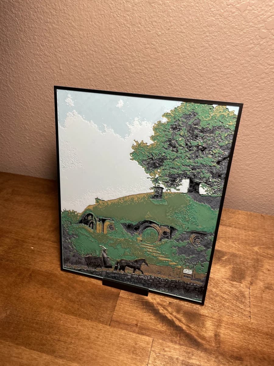 The Shire by Cloudy Nostalgia HueForge model: The Shire by Cloudy Nostalgia