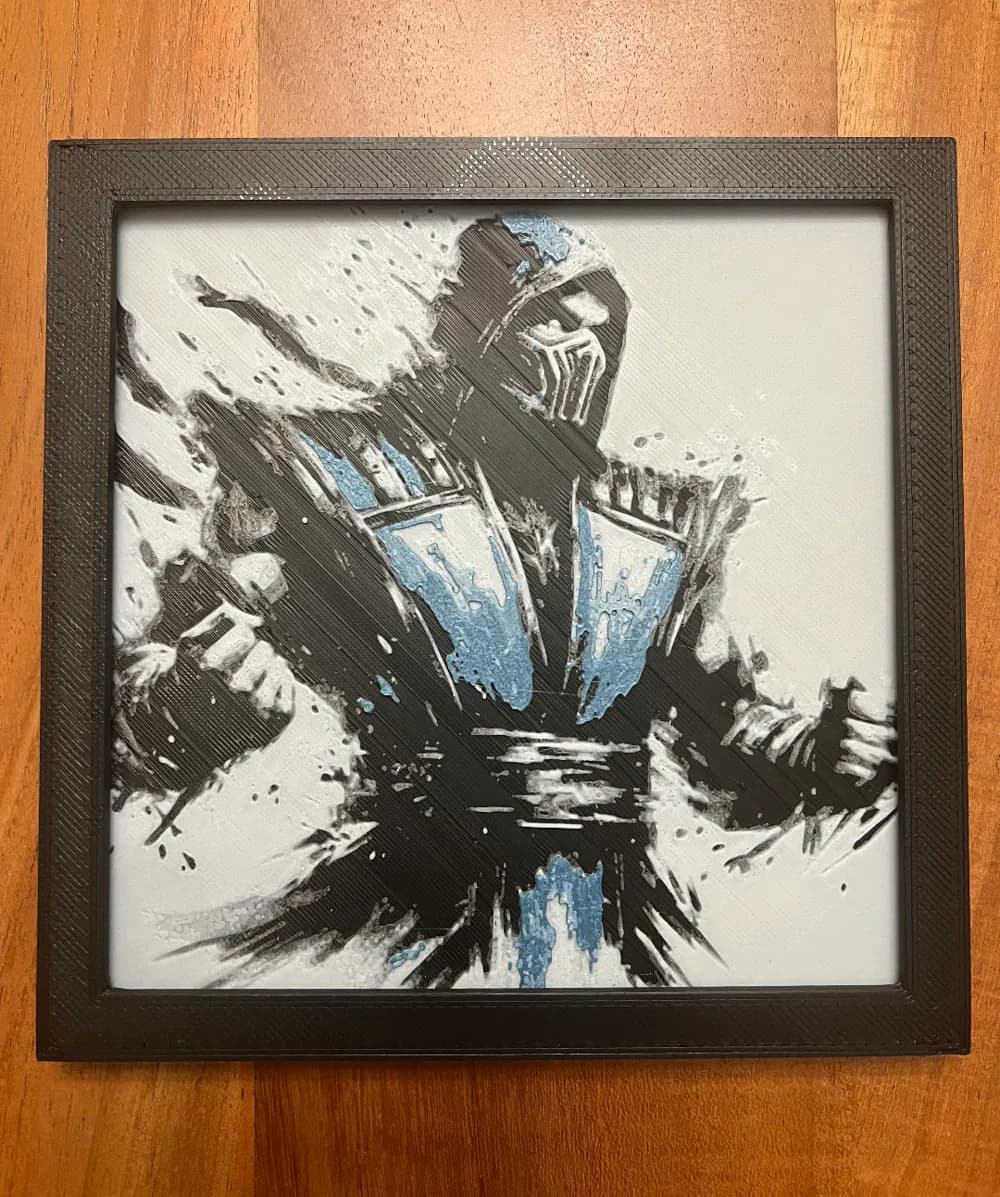 HueForge model: Sub Zero by JustBe 3D Printing