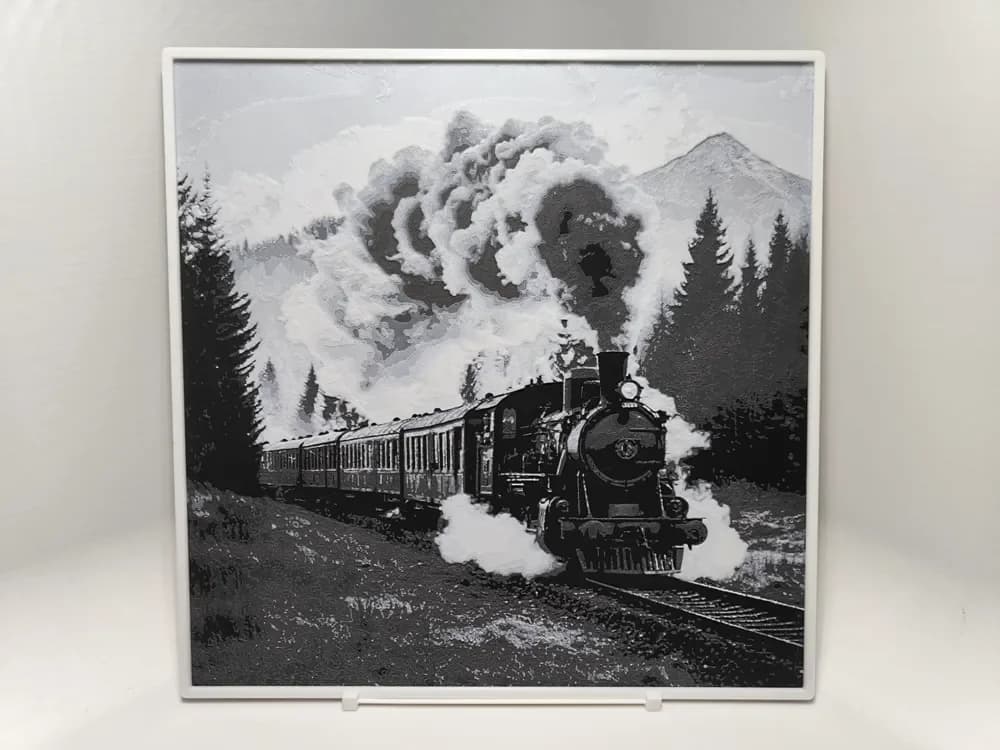 HueForge model: Steam Train - Hueforge by BeaN