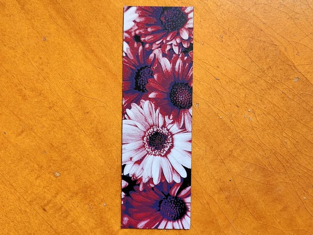 Flowers Bookmark - Hueforge Flowers Bookmark - Hueforge