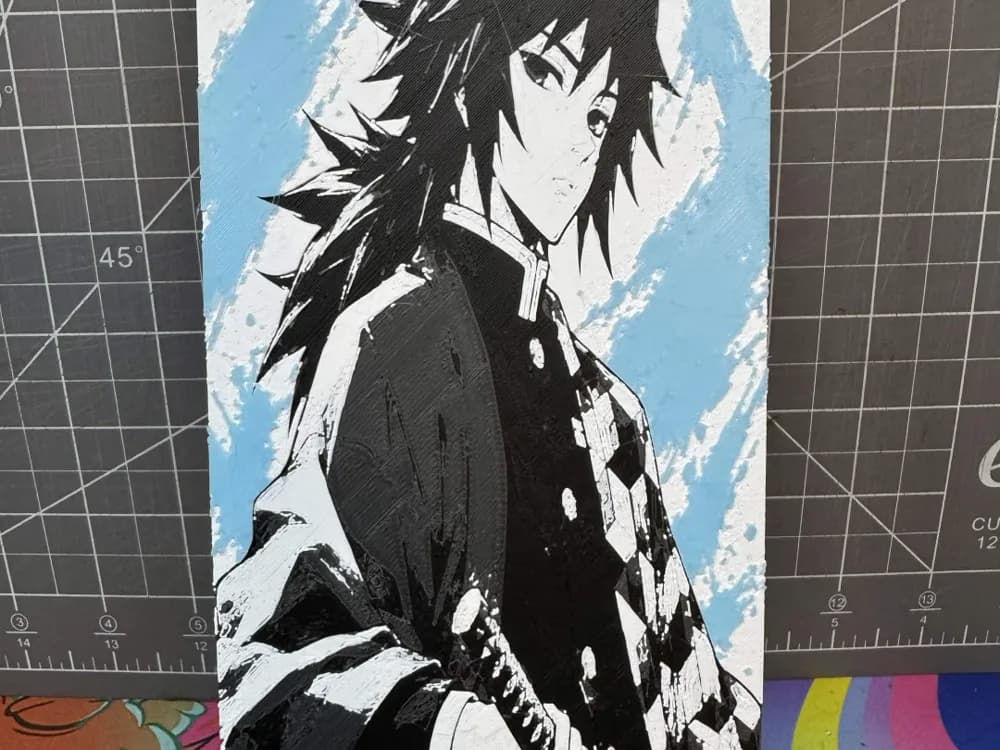 Hueforge of Giyu Tomioka from Demon Slayer Hueforge of Giyu Tomioka from Demon Slayer