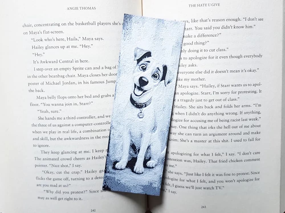 Bookmark, Cute Puppy Dog, Jack Russell by Dame Jo HueForge model: Bookmark, Cute Puppy Dog, Jack Russell by Dame Jo