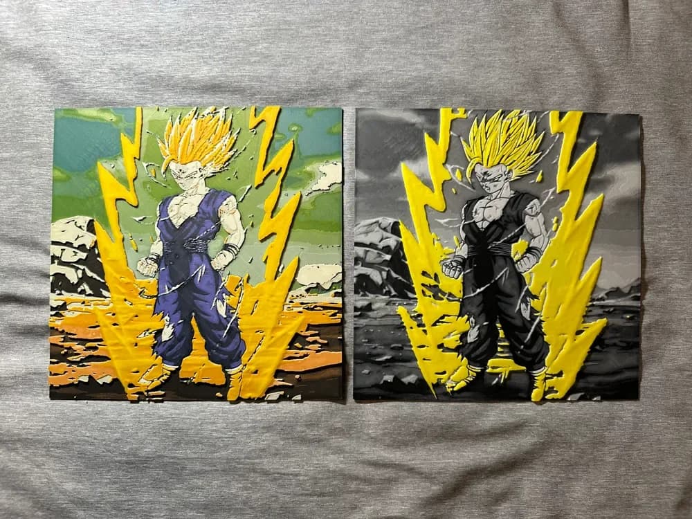 SSJ2 Gohan Hueforge – Two Versions by Hey Ben HueForge model: SSJ2 Gohan Hueforge – Two Versions by Hey Ben