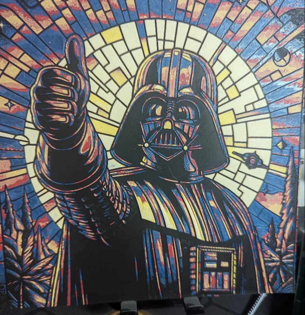 Buddy Vader Hueforge by the_bearded_jedi HueForge model: Buddy Vader Hueforge by the_bearded_jedi