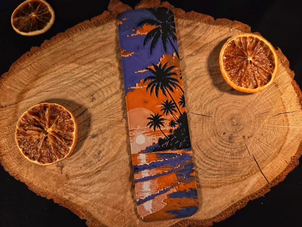 Sunset bookmark by EternalDesigns3D HueForge model: Sunset bookmark by EternalDesigns3D