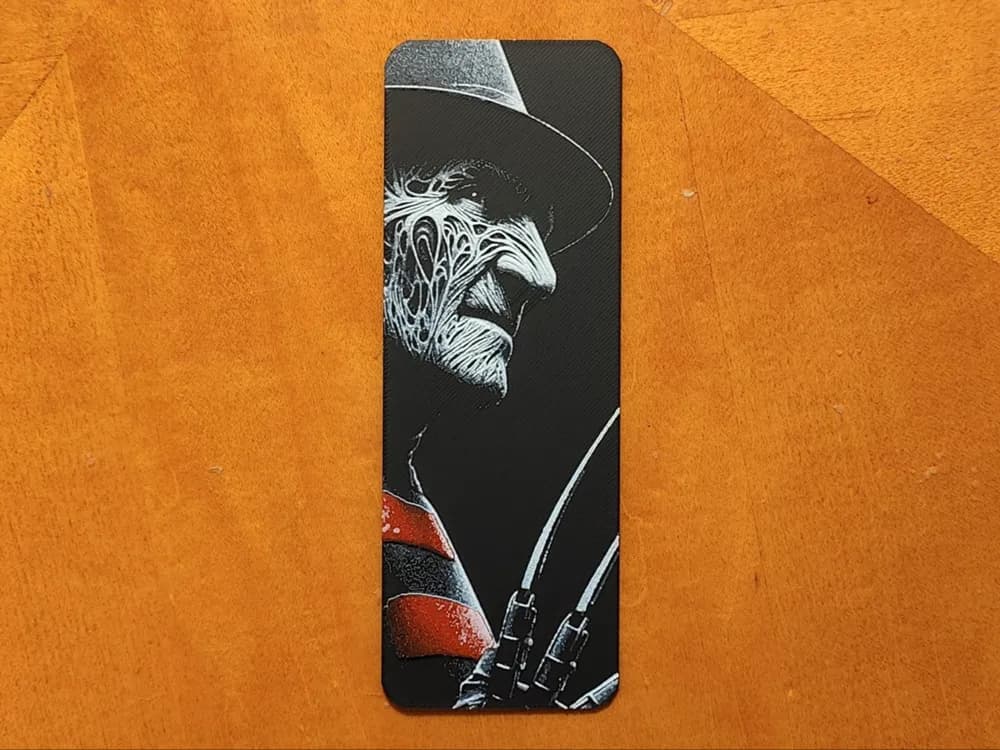 Freddy Krueger Bookmark - Hueforge Freddy Krueger Bookmark - Hueforge