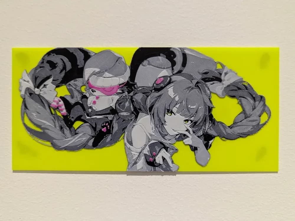 HueForge model: Zenless Zone Zero ZZZ Ukinami Yuzuha Hueforge by Razel