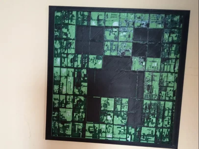 Minecraft Hueforge by 3DNesy HueForge model: Minecraft Hueforge by 3DNesy