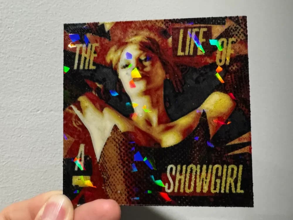 Taylor Swift - Life of a Showgirl FlatForge by cyanidesugar HueForge model: Taylor Swift - Life of a Showgirl FlatForge by cyanidesugar