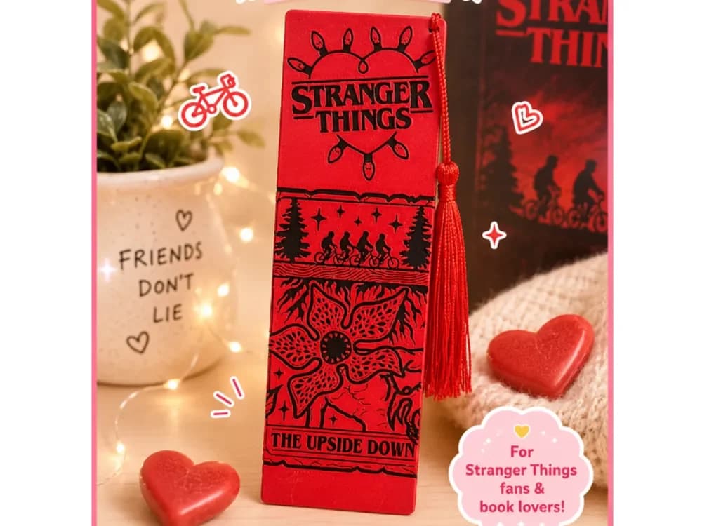 Stranger Things Bookmark by EDesign HueForge model: Stranger Things Bookmark by EDesign