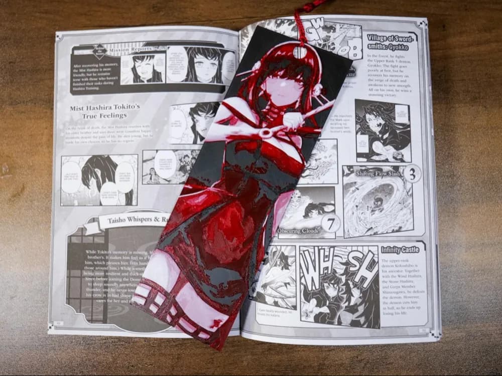 Yor Forger Hueforge Bookmark by 3D Prints By Vic HueForge model: Yor Forger Hueforge Bookmark by 3D Prints By Vic