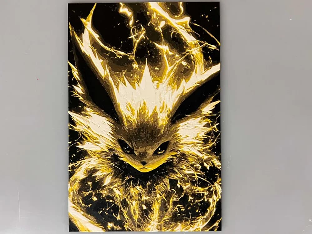 HueForge model: Jolteon by 3djd