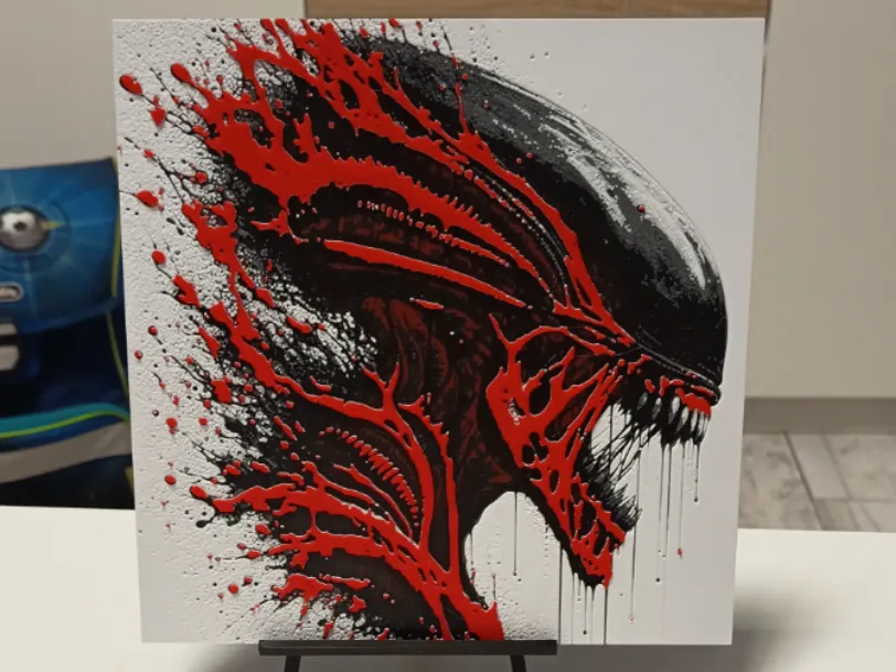 Xenomorph Hueforge by 3DNesy HueForge model: Xenomorph Hueforge by 3DNesy