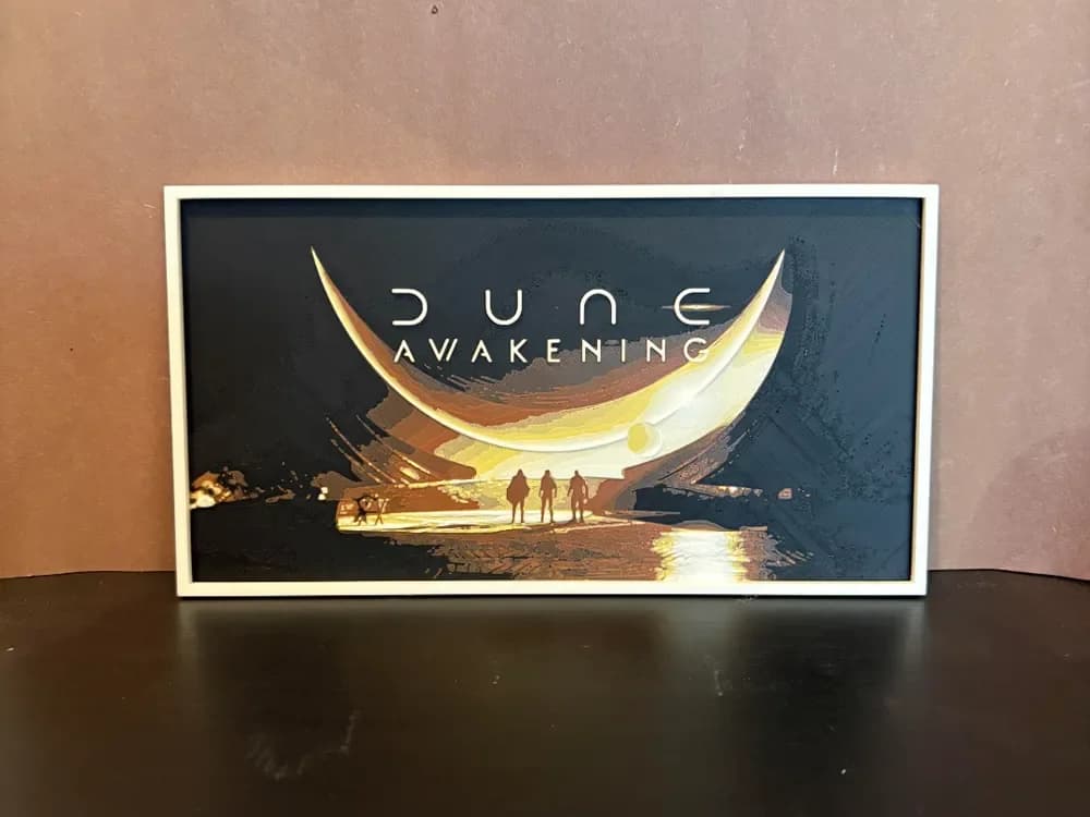 Dune Awakening Hueforge by Estiv HueForge model: Dune Awakening Hueforge by Estiv
