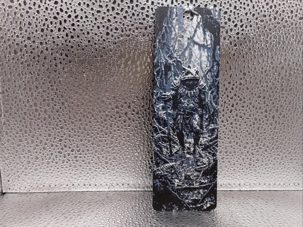 Bullywug Bookmark – Hueforge by Borishotch Industries HueForge model: Bullywug Bookmark – Hueforge by Borishotch Industries