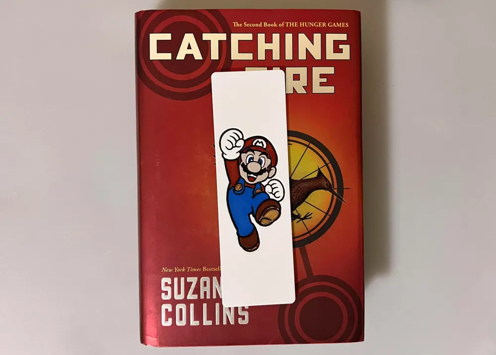 Super Mario Brothers - Bookmark by 3djd HueForge model: Super Mario Brothers - Bookmark by 3djd