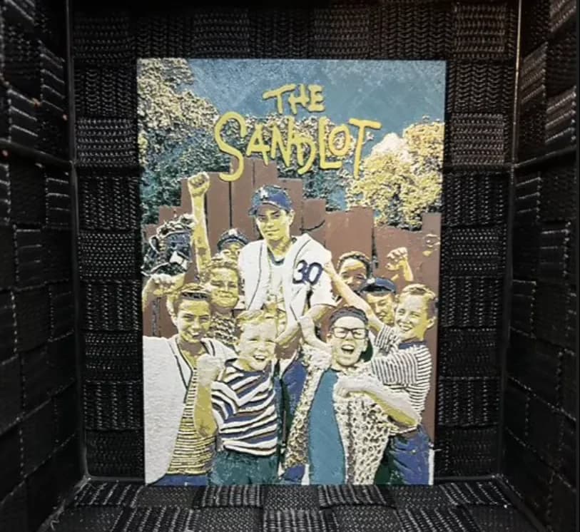 HueForge model: Hueforge Movie Poster - The Sandlot - by JoDau