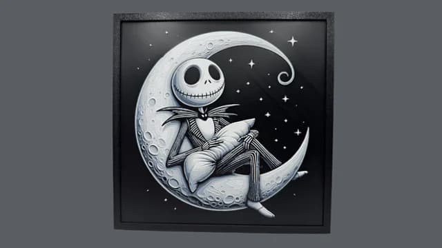 Jack Skellington - Nightmare Before Christmas Hueforge by Canadian Gamer HueForge model: Jack Skellington - Nightmare Before Christmas Hueforge by Canadian Gamer