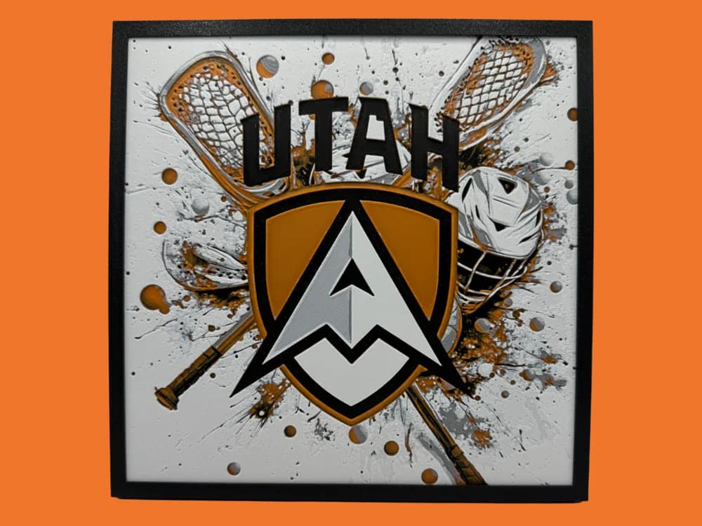 HueForge model: Utah Archers - Premiere Lacrosse League Heuforge by Canadian Gamer