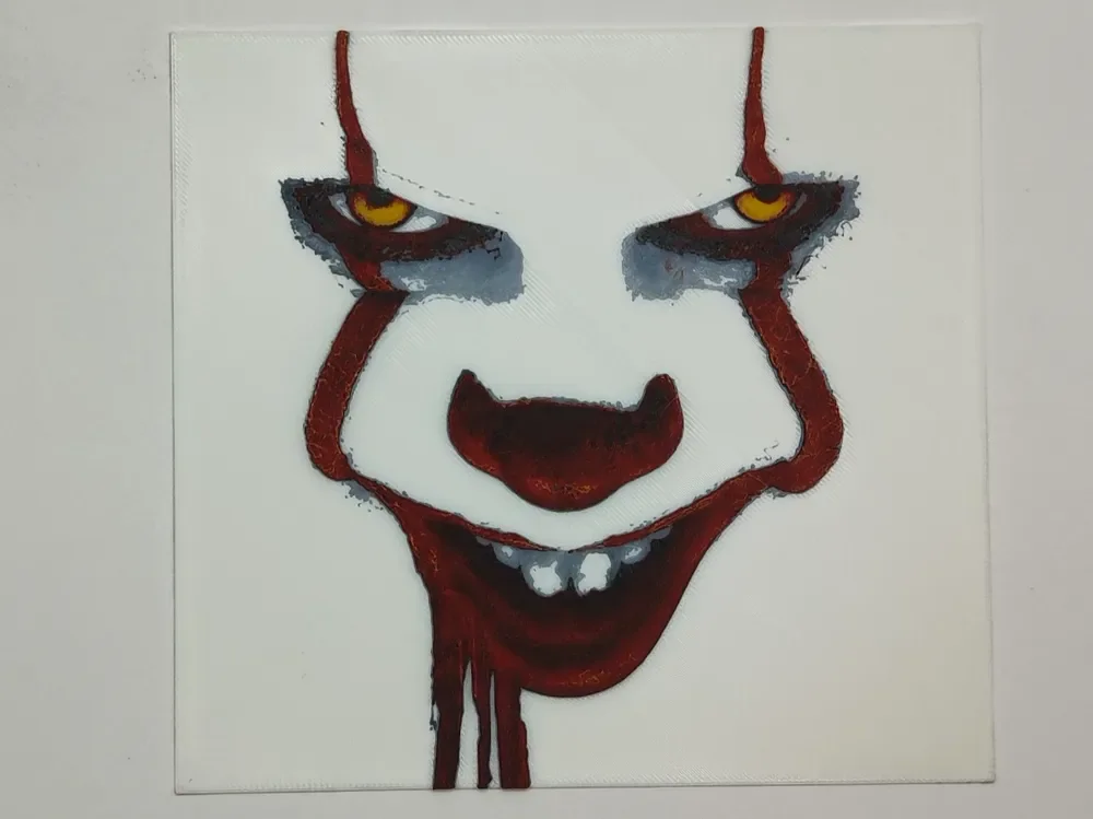 It - the clown face - hueforge by Altf4-Formation HueForge model: It - the clown face - hueforge by Altf4-Formation