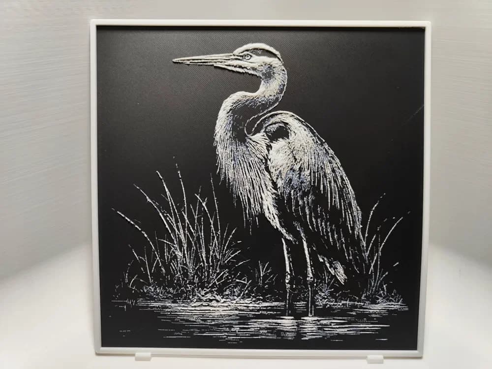 HueForge model: Crane - Hueforge by BeaN