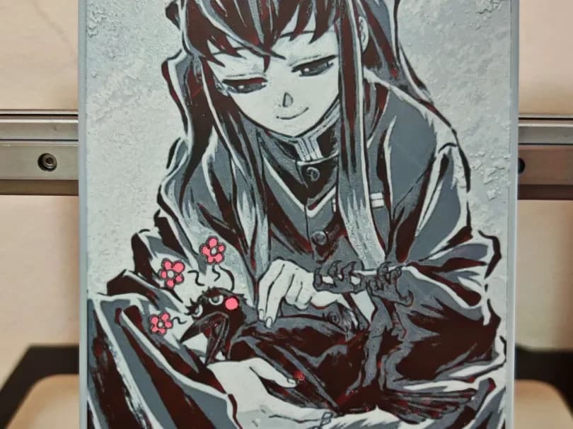 HueForge model: Demon Slayer - Muichiro Tokito hueforge by bzz999