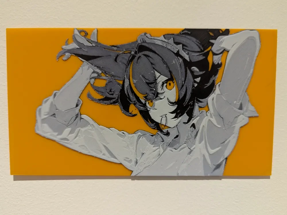 HueForge model: ZZZ Zhu Yuan Mindscape Hueforge by Razel