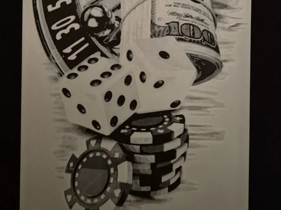 The Gamble hueforge by Buntsta HueForge model: The Gamble hueforge by Buntsta