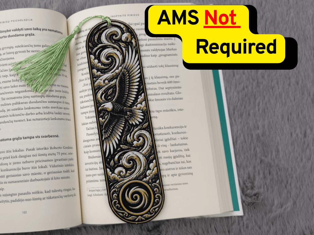 Eagle Ocean Waves HueForge Bookmark Eagle Ocean Waves HueForge Bookmark