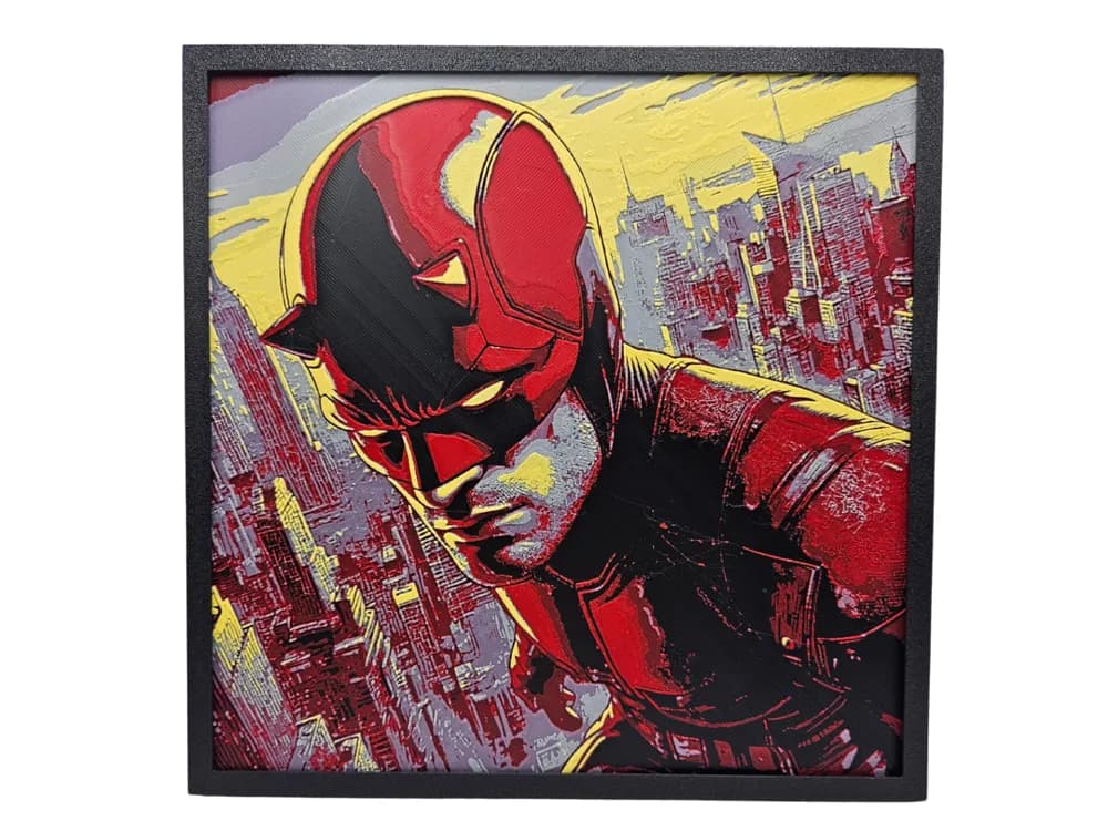 Daredevil by BusyKikiBee HueForge model: Daredevil by BusyKikiBee