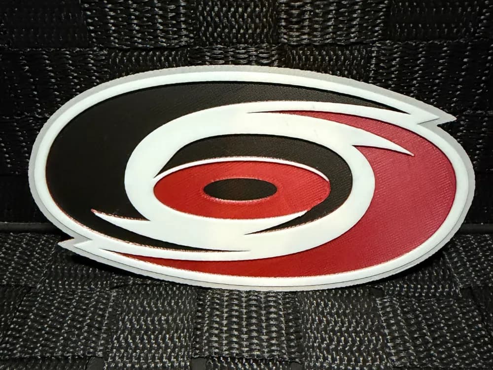 Carolina Hurricanes Logo - Hueforge by JoDau HueForge model: Carolina Hurricanes Logo - Hueforge by JoDau