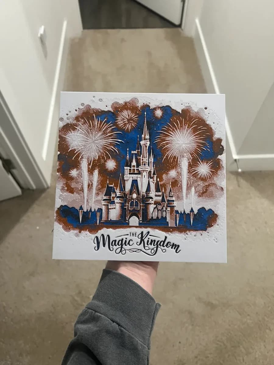 Magic Kingdom Art Hueforge by RP47 Designs HueForge model: Magic Kingdom Art Hueforge by RP47 Designs